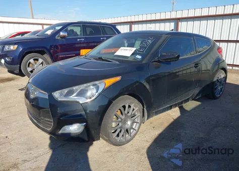2013 Hyundai Veloster Base W/Black из США, поврежденный, VIN KMHTC6ADXDU108497